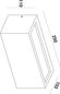 Preview: Deko-Light Wandaufbauleuchte Rilongo A, E27, max. 18W, Basaltgrau RAL 7012, IP54 730330