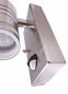Preview: Deko-Light Wandaufbauleuchte Zilly II Down Motion, GU10, max. 35W, Edelstahl, silber, IP44 731009