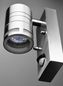 Preview: Deko-Light Wandaufbauleuchte Zilly II Down Motion, GU10, max. 35W, Edelstahl, silber, IP44 731009