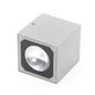 Preview: Deko-Light Wandaufbauleuchte Cubodo II Double SG, Warmweiß, silber, IP54 731019