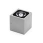 Preview: Deko-Light Wandaufbauleuchte Cubodo II Single SG, Warmweiß, silber, IP54 731025