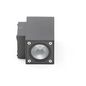 Preview: Deko-Light Wandaufbauleuchte Cubodo II Double DG Mini, Warmweiß, dunkelgrau, IP54 731030