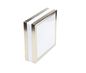 Preview: Deko-Light Wandaufbauleuchte Scuti I, E27, 2x max. 11W, Edelstahl, silber, IP44 731052