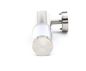 Preview: Deko-Light Wandaufbauleuchte Porrima II, GU10, max. 5W, Edelstahl, silber, IP44 731107
