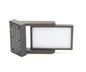 Preview: Deko-Light Wandaufbauleuchte Solar Premium I, Warmweiß, 3,7V DC, Aluminium, dunkelgrau, IP54 731116