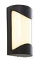 Preview: Deko-Light Wandaufbauleuchte Grumium rund, Warmweiß, dunkelgrau, IP54 731121