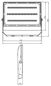 Preview: Deko-Light Boden- / Wand- / Deckenleuchte Brachium, Warmweiß, schwarz, IP65/IP44 732064