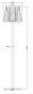 Preview: Deko-Light Stehleuchte Velorum, Anthrazitgrau RAL 7016, E27, max. 18W, IP44 836018