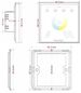 Preview: Deko-Light Controller, Touchpanel RF White,2W 843019