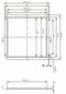 Preview: Deko-Light Einlegerahmen für Gips 62x62, Metall, 695mm 930232