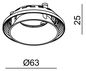 Preview: Deko-Light Reflektor Ring II Schwarz für Serie Uni II Mini, Schwarz 930381