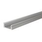 Preview: Deko-Light U-Profil flach AU-01-10 für 10 - 11,3mm LED Stripes, Alu, Silber-matt, eloxiert,1m 970020