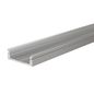 Preview: Deko-Light U-Profil flach AU-01-15 für 15 - 16,3mm LED Stripes, Alu, Silber-matt, eloxiert,1m 970060