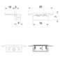 Preview: Deko-Light Endkappe P-ET-01-10 Set 2 Stk, Schwarz, 25mm 978092