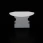 Preview: Deko-Light Endkappe P-ET-02-08 Set 2 Stk, Grau, 23mm 978121