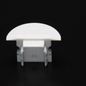 Preview: Deko-Light Endkappe P-ET-02-10 Set 2 Stk, Grau, 25mm 978131