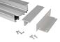 Preview: Deko-Light Endkappe P-EL-02-12 Set 2 Stk, Aluminium, Grau, 75mm 978252
