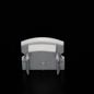 Preview: Deko-Light Endkappe F-AU-02-12 Set 2 Stk, Grau, 18mm 978561