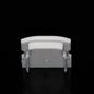 Preview: Deko-Light Endkappe F-AU-02-15 Set 2 Stk, Grau, 21mm 978571