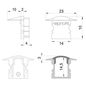 Preview: Deko-Light Endkappe F-ET-02-08 Set 2 Stk, Grau, 23mm 978621