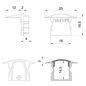 Preview: Deko-Light Endkappe F-ET-02-10 Set 2 Stk, Schwarz, 25mm 978632