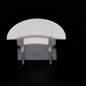 Preview: Deko-Light Endkappe F-ET-02-12 Set 2 Stk, Grau, 27mm 978641