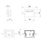 Preview: Deko-Light Endkappe H-ET-01-10 Set 2 Stk, Schwarz, 25mm 979042