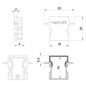 Preview: Deko-Light Endkappe H-ET-02-10 Set 2 Stk, Schwarz, 25mm 979062