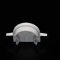 Preview: Deko-Light Endkappe R-ET-01-12 Set 2 Stk, Grau, 27mm 979551