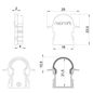 Preview: Deko-Light Endkappe R-ET-02-10 Set 2 Stk, Grau, 25mm 979561