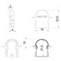 Preview: Deko-Light Endkappe R-ET-02-12 Set 2 Stk, Grau, 27mm 979571