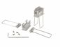Preview: Deko-Light Nutenstein mit Spannfedern Set 2 Stk, Alu, Silber, 25mm 987040