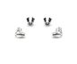 Preview: Deko-Light Universal Halteclip Aufnahme (schwenkbar) Set 2 Stk, Metall, Silber 987080