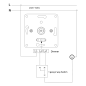 Preview: Dotlux 3587 Phasenabschnittsdimmer 220-240V AC 5W-300W inkl. Abdeckung