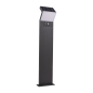 Preview: Dotlux 4966-030120 LED-Solar-Pollerleuchte FLASHground mit Sensor 100 cm 3,5W 3000K
