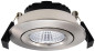 Preview: Dotlux 5428-030038 LED-Leuchte CIRCLEminidim 6W 3000K dimmbar edelstahl gebürstet