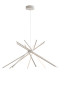 Preview: LUCE Design Shanghai LED Pendelleuchte 8fach Neutralweiss 50W weiss