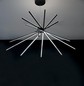 Preview: LUCE Design Shanghai LED Pendelleuchte 8fach Neutralweiss 50W schwarz