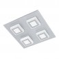 Preview: Eglo LED Wandleuchte Masiano 4x3.3W alu-gebürstet