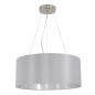 Preview: Eglo Pendelleuchte Maserlo Ø53cm 3xE27 grau silber