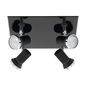 Preview: Eglo 33678 TAMARA 1 LED Spot 4x3W 240x260mm Schwarz Chrom IP44