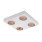 Preview: EGLO 39377 RONZANO LED Spot-Leuchte roségold 4x3.3W 3000K warmweiss