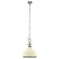 Preview: Eglo 49172 Grantham Hängeleuchte E27 Stahl beige chrom