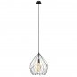 Preview: Eglo Pendelleuchte Carlton E27 schwarz 49257