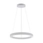 Preview: Eglo 63064 PASTRENGO 1 LED Pendelleuchte 2x45W Ø700mm Silber Weiss Neutralweiss Dimmbar