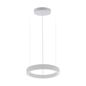 Preview: Eglo 64236 PASTRENGO 1 LED Pendelleuchte 2x30W Ø500mm Silber Weiss Warmweiss Dimmbar
