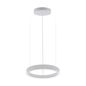 Preview: Eglo 64236 PASTRENGO 1 LED Pendelleuchte 2x30W Ø500mm Silber Weiss Warmweiss Dimmbar