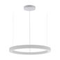 Preview: Eglo 64238 PASTRENGO 1 LED Pendelleuchte 2x60W Ø900mm Silber Weiss Warmweiss Dimmbar