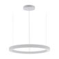 Preview: Eglo 64238 PASTRENGO 1 LED Pendelleuchte 2x60W Ø900mm Silber Weiss Warmweiss Dimmbar