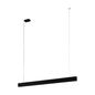 Preview: Eglo 68582 ALBAVILLA S LED Pendelleuchte 1135x38mm Schwarz Warmweiss Dimmbar